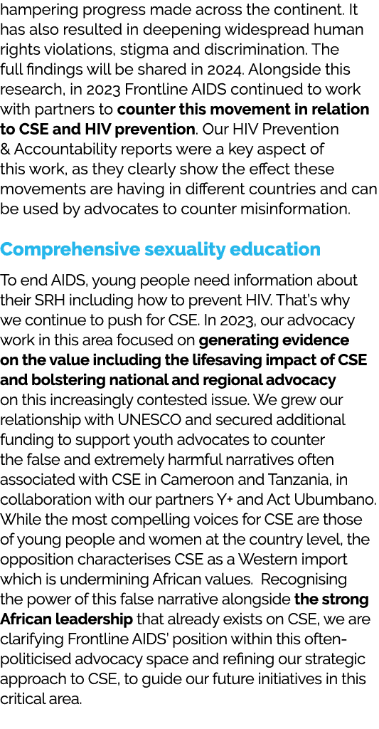 hampering progress made across the continent. It has also resulted in deepening widespread human rights violations, s...