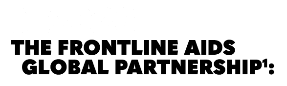 In 2023 the Frontline AIDS global partnership1: