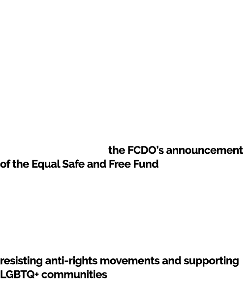 and people living with HIV who face emergency situations resulting from police crackdowns, the introduction of new la...
