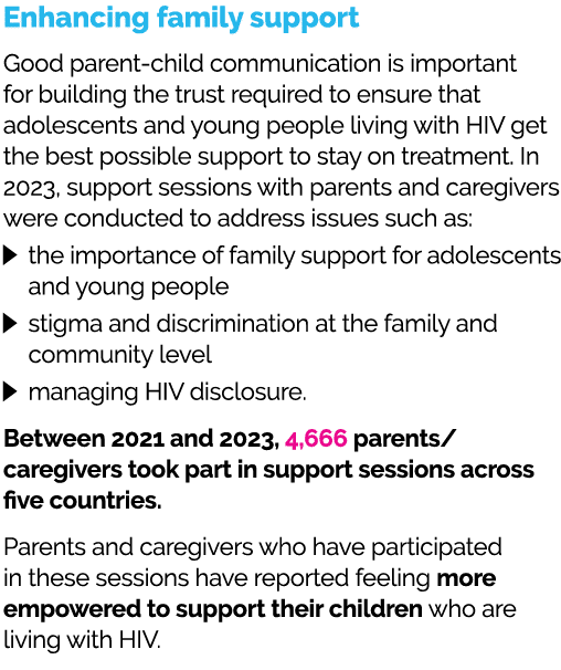 Enhancing family support Good parent child communication is important for building the trust required to ensure that ...