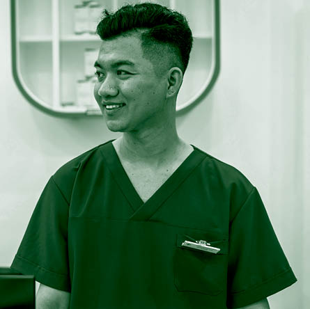 A portrait shows Pham Minh Anh, 26, Lighthouse healthcare provider, in Hanoi, Vietnam on 26th March 2021. Frontline AIDS, in partnership with the Elton John AIDS Foundation (EJAF), has provided emergency COVID-19 grants to community-based organisations such as Lighthouse, a Vietnam-based community organisation that helps individuals most affected by HIV.