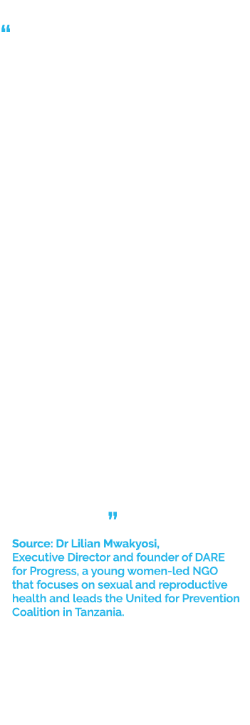“In 2024 we were part of the United for Prevention Program, which is a coalition for Tanzania. It’s a coalition of ni...