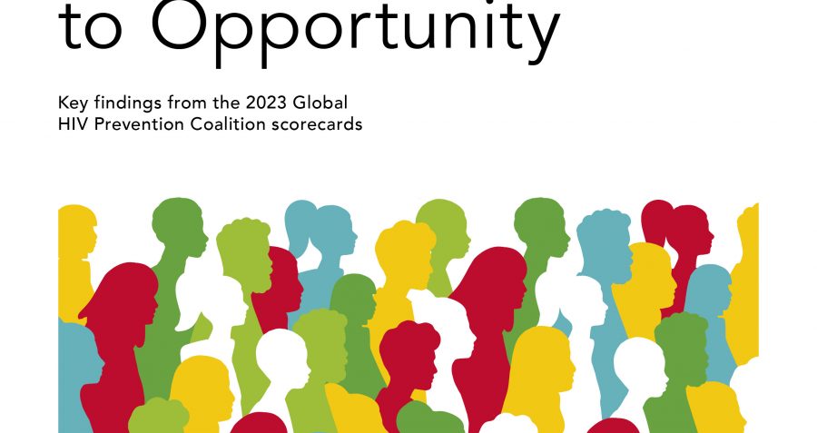 Front cover of the Global Prevention Coalition HIV Prevention report