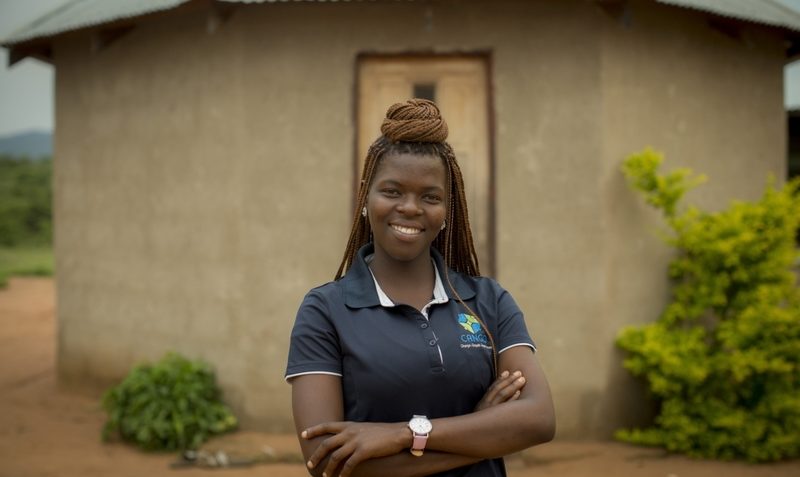 An image of Ntsiki Shabangu, 22, is a Community Adolescent Treatment Supporter (CATS) in Swaziland.